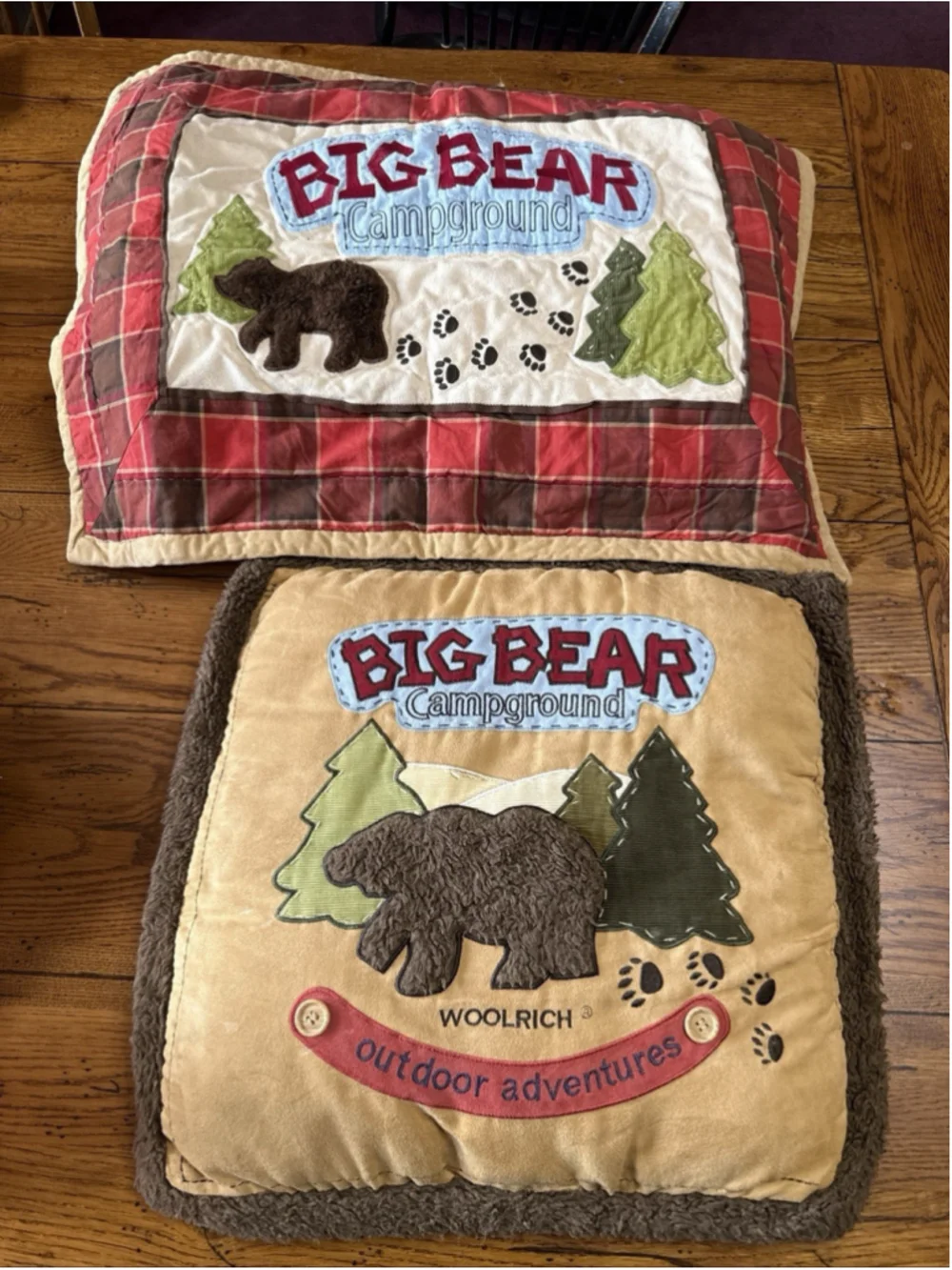 Wool Rich Kids, BIG BEAR Pillow Shams And Quilt So CUTE!!!